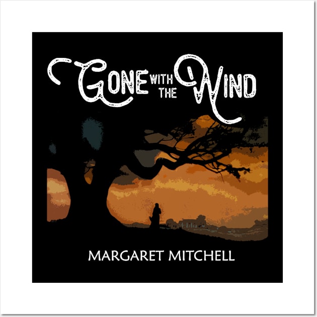 Gone with the Wind cover concept Wall Art by woodsman